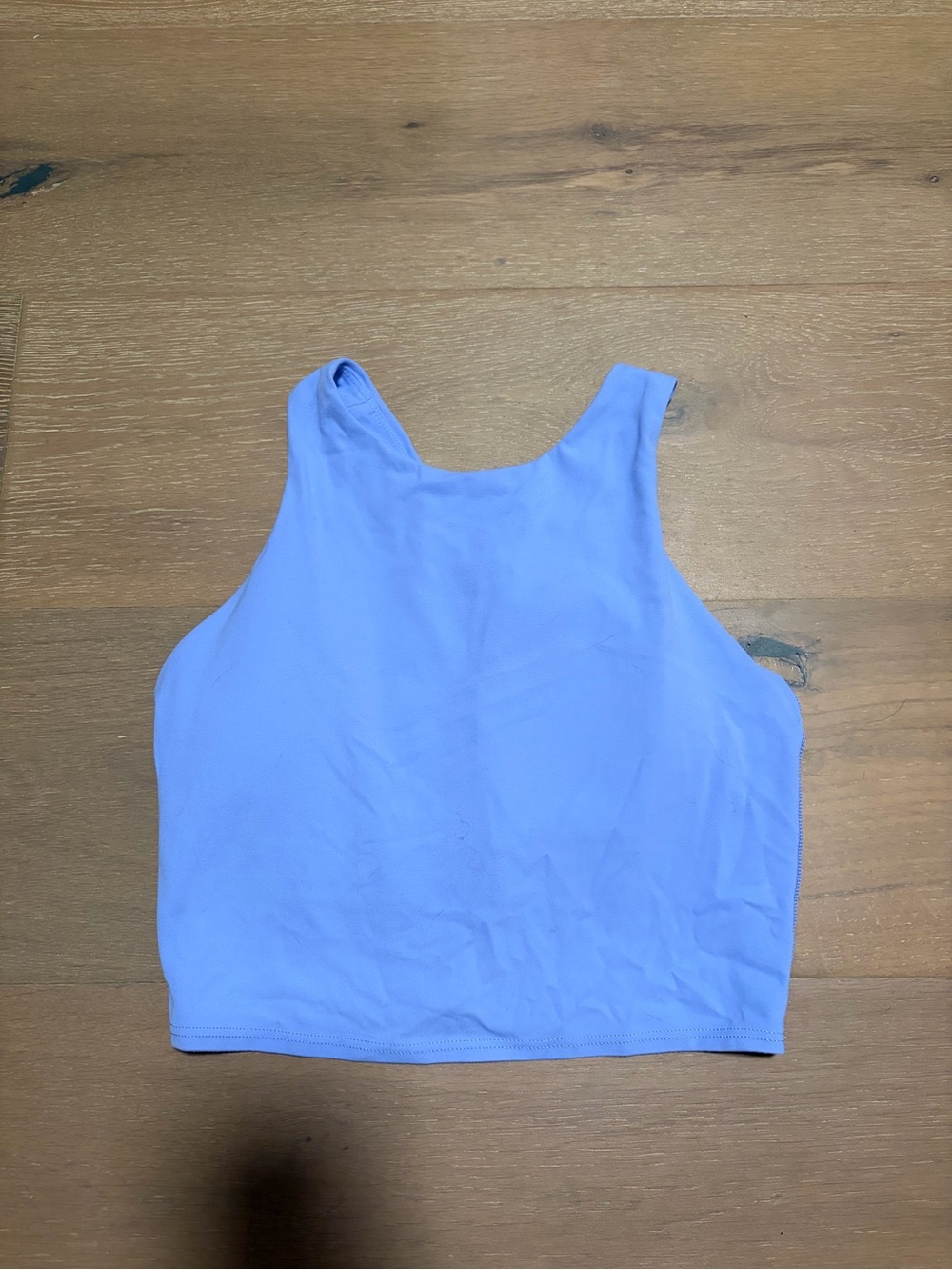 Athleta Lavender High-Neck Crop Tank Top
